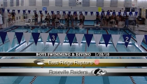 Boys Swimming & Diving ’10: Roseville -vs- East Ridge (1-28-2010)
