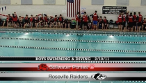 Raider Boys Swimming & Diving ’11: Roseville -vs- Stillwater (2-10-2011)