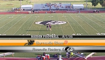 Raider Football ’16: Roseville -vs- Burnsville (9-1-2016)