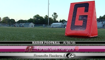 Raider Football ’16: Roseville -vs- Forest Lake (9-30-2016)