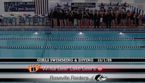 Raider Girls Swimming & Diving ’09: Roseville -vs- White Bear Lake (10-1-2009)