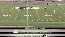 Raider Girls Soccer ’10: Roseville -vs- Concordia Academy (9-7-2010)