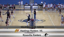 Raider Girls Volleyball ’08: Roseville -vs- Hastings (9-25-2008)
