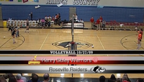 Raider Girls Volleyball ’09: Roseville -vs- Henry Sibley (10-27-2009)
