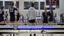Raider Girls Volleyball ’14: Roseville -vs- Mahtomedi (10-23-2014)