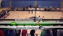 Raider Girls Volleyball ’15: Roseville -vs- Rosemount (9-10-2015)