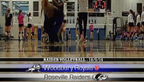 Raider Girls Volleyball ’16: Roseville -vs- Woodbury (10-5-2016)