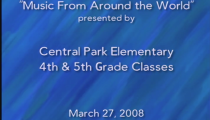 Central Park: “Music from Around the World” (3-27-2008)