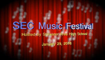 SEC Conference Music Festival Finale Concert (1-29-2018)